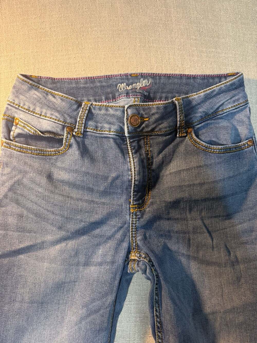 Wrangler Women's Boot Cut Blue Denim Jeans